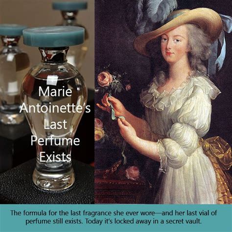 marie antoinette's last scent.